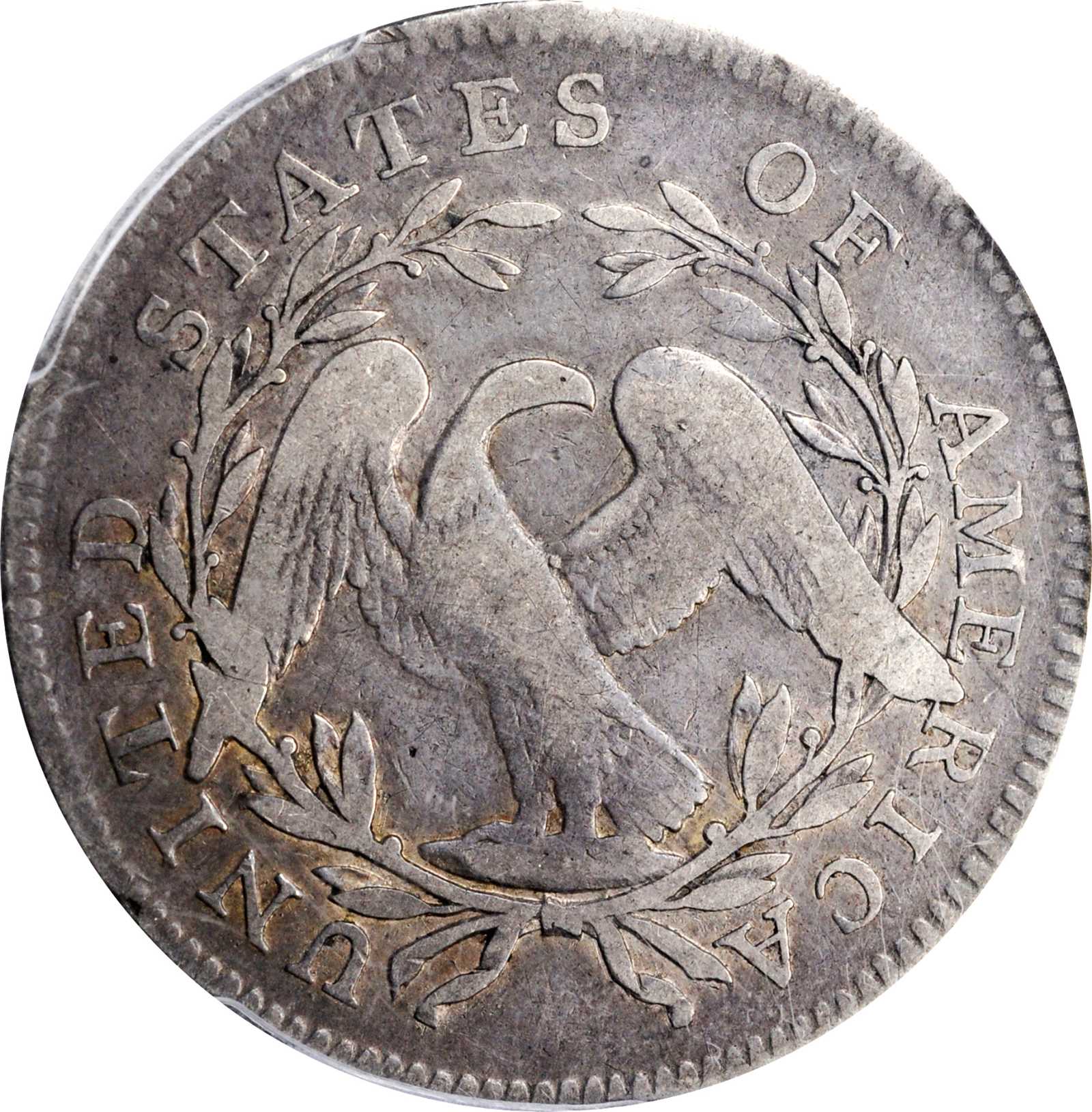 image for: 1795 Flowing Hair Half Dollar. O-126, T-22. Rarity-4+. Small Head, Two Leaves. Fine-12 (PCGS). CAC.