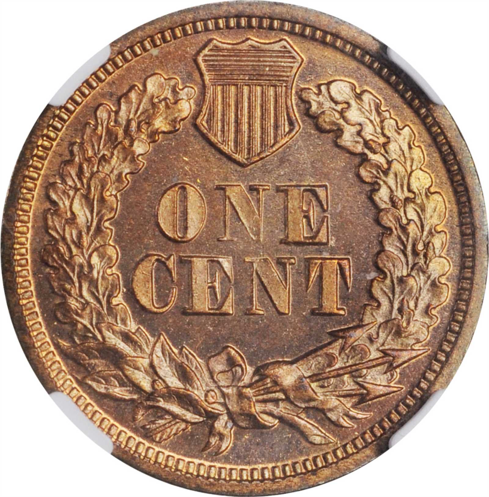 image for: 1871 Indian Cent. Proof-64+ RD (NGC).