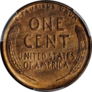image for: 1914-S Lincoln Cent. MS-64 RB (PCGS). CAC.