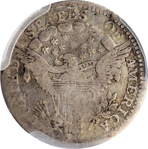 image for: 1801 Draped Bust Half Dime. LM-2. Rarity-4. VG-8 (PCGS).