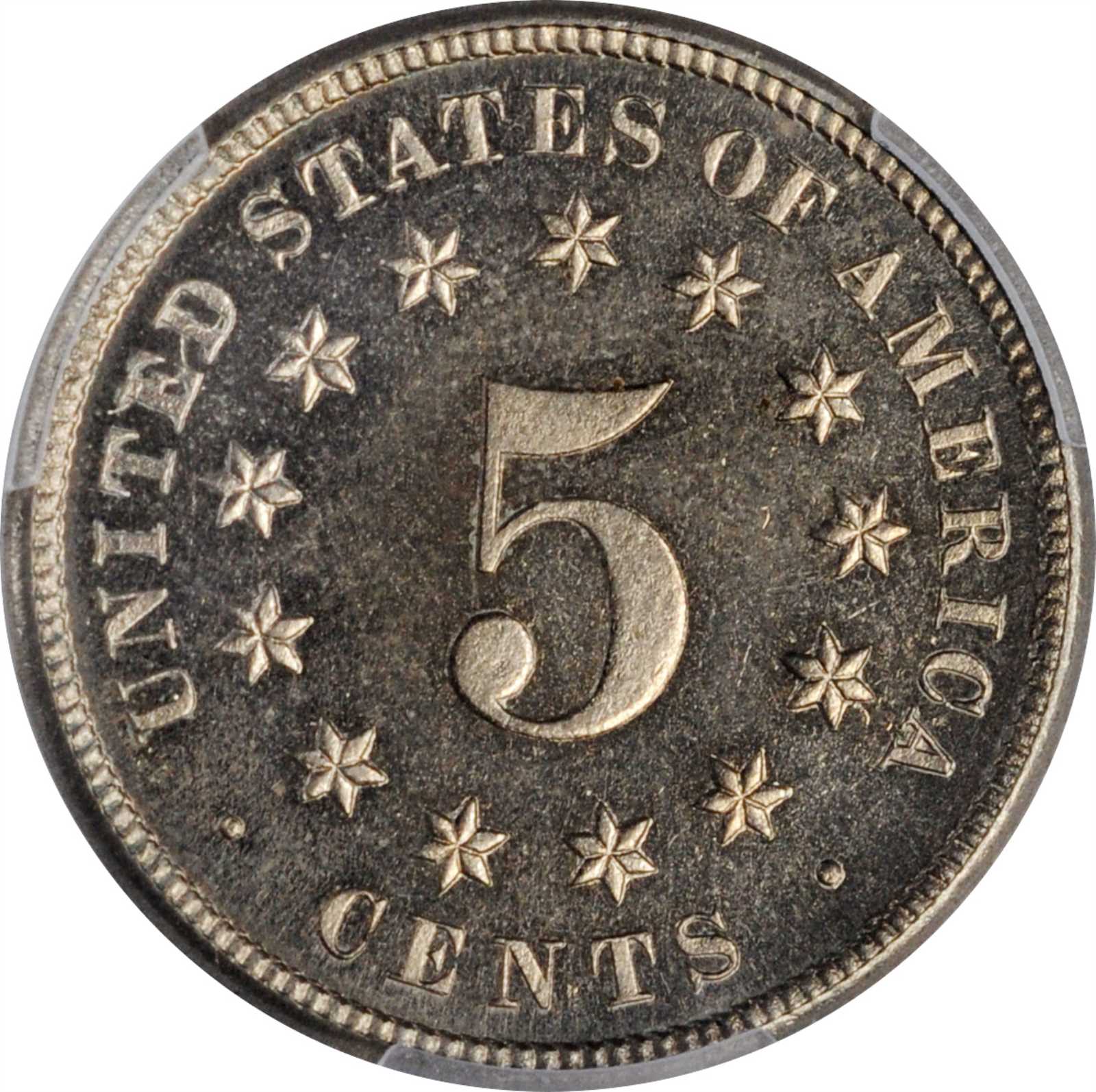 1877 5c PR CAM PR65 CAM CAC thumbnail 14