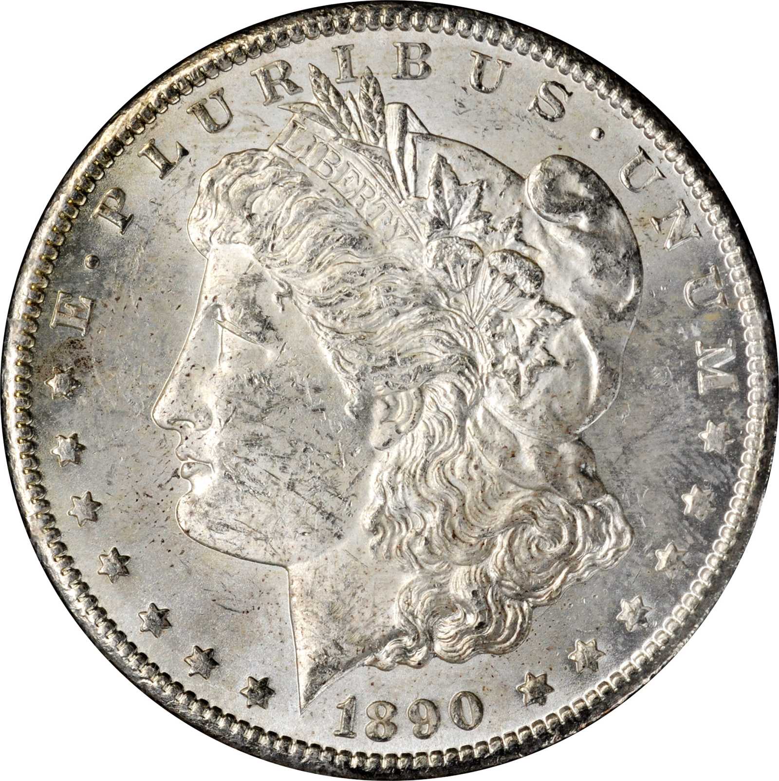image for: 1890-CC GSA Morgan Silver Dollar. MS-60 (NGC). CAC.
