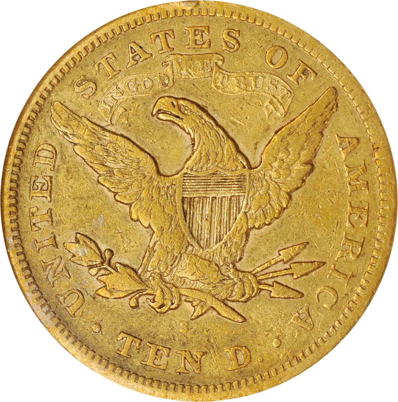 image for: 1871-S Liberty Head Eagle. VF-35 (NGC).