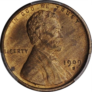 image for: 1909-S/S Lincoln Cent. FS-1502. S/Horizontal S. MS-64 RB (PCGS).
