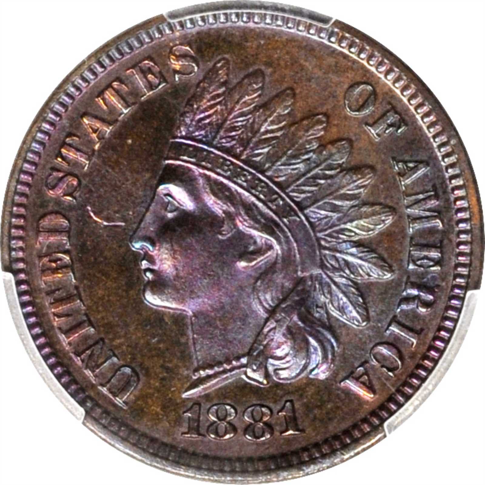 image for: 1881 Indian Cent. Proof-64 BN (PCGS).