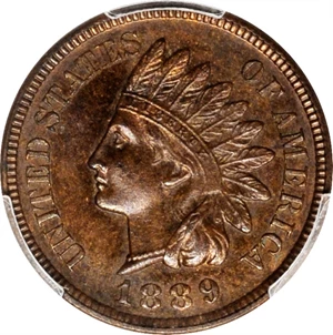 image for: 1889 Indian Cent. Proof-64 BN (PCGS).