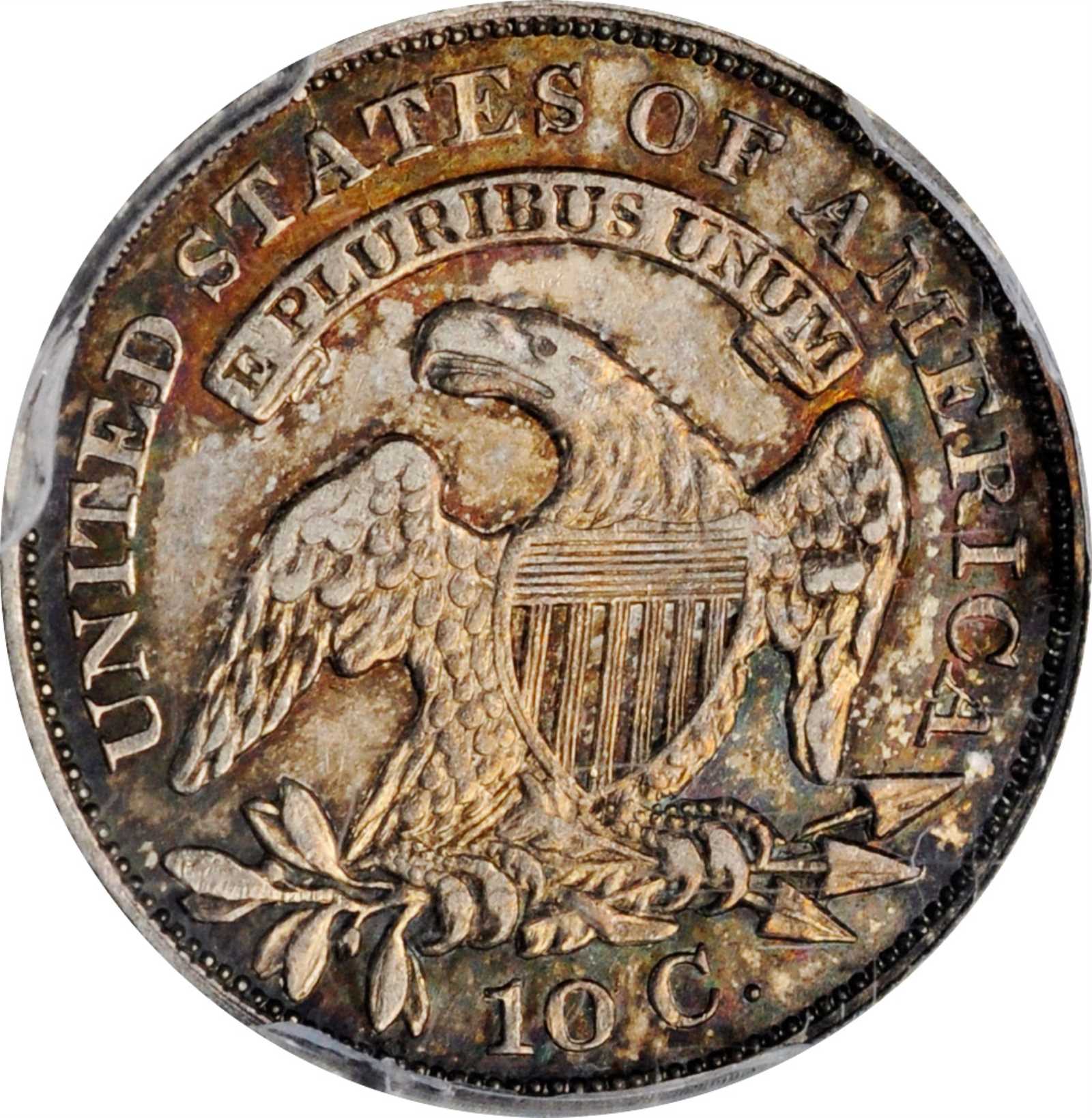 1829 10c Small 10C AU53 thumbnail 2