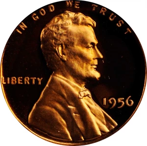 image for: 1956 Lincoln Cent. Proof-67 RD Deep Cameo (PCGS).