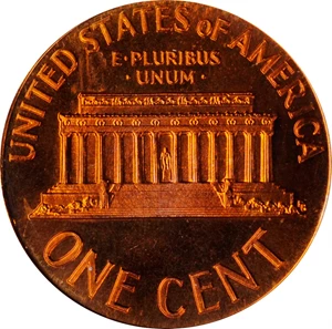 image for: 1965 Lincoln Cent. SMS. Specimen-66 RD Cameo (PCGS).