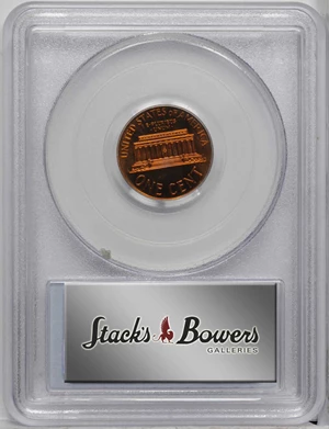image for: 1965 Lincoln Cent. SMS. Specimen-66 RD Cameo (PCGS).