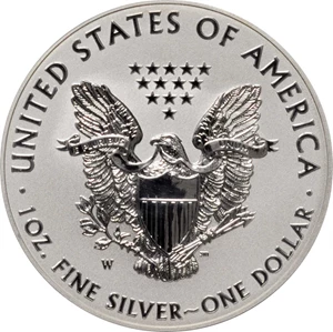 image for: Complete 2013-W 75th Anniversary of West Point Depository Silver Eagle Set. First Strike. (PCGS).