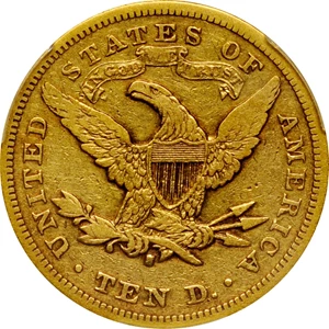 image for: 1877-S Liberty Head Eagle. VF-30 (PCGS).