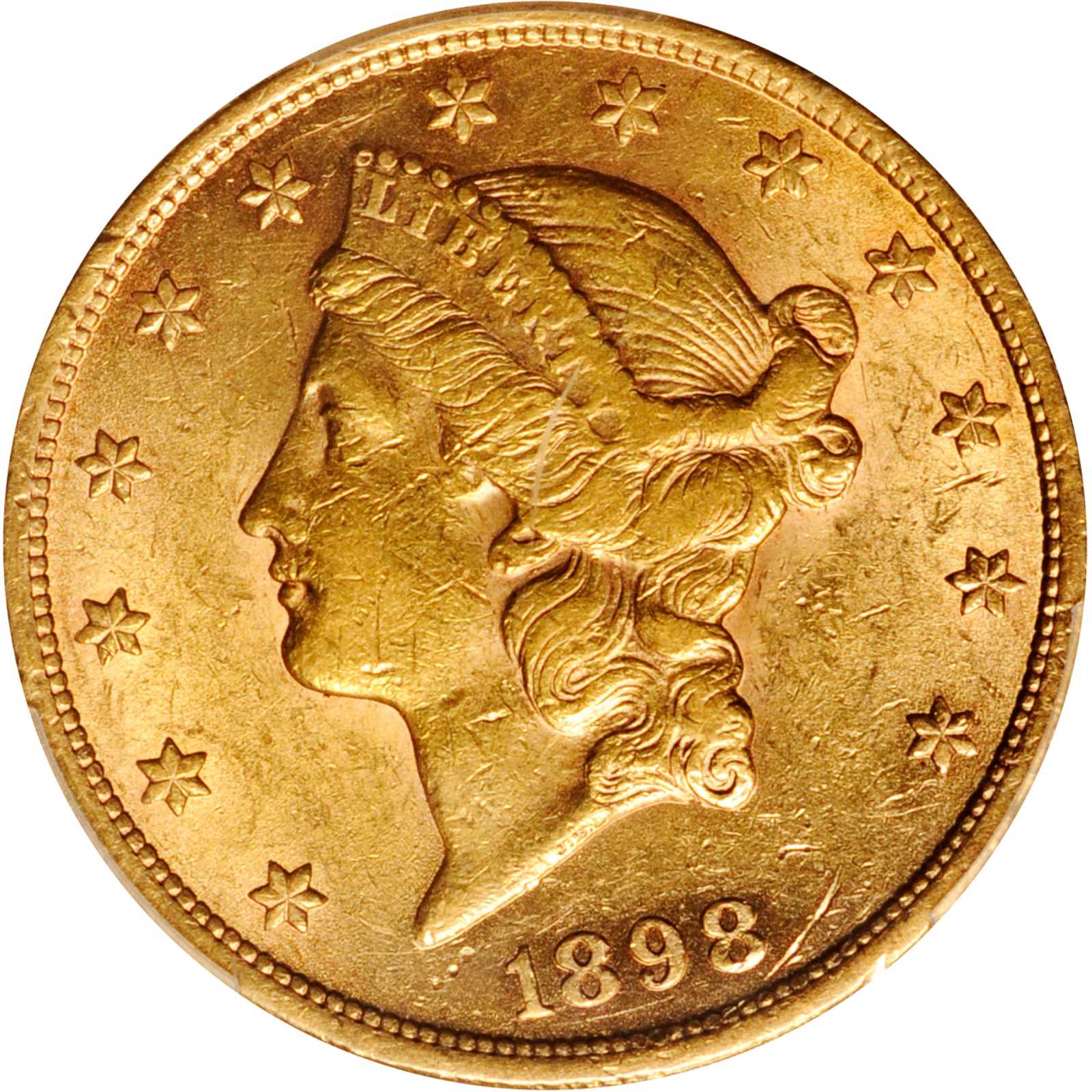 image for: 1898 Liberty Head Double Eagle. AU-55 (PCGS).