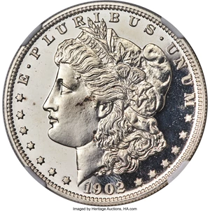 image for: 1902 $1 PR64 Cameo NGC....