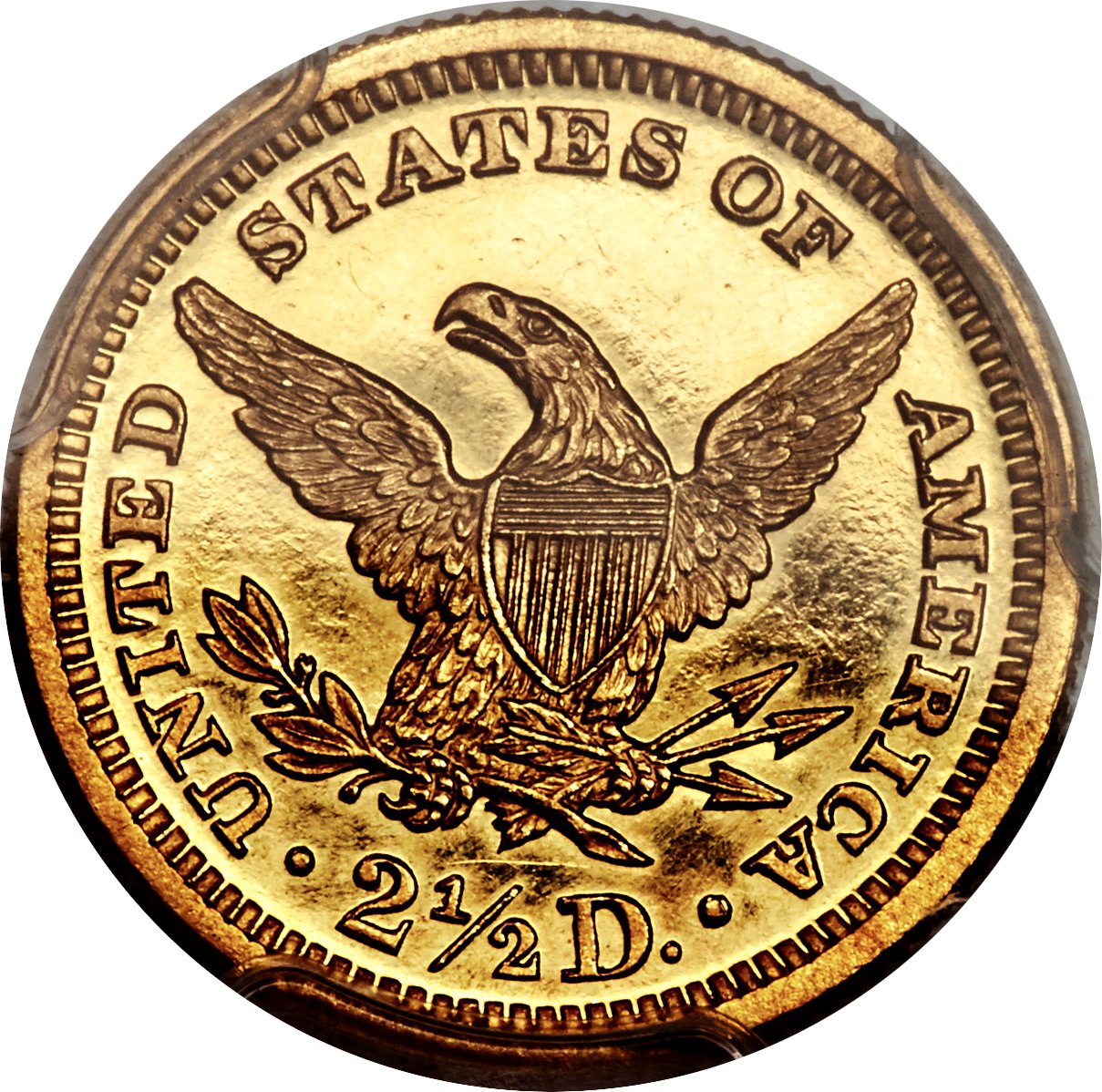 image for: 1889 $2 1/2 PR64 Cameo PCGS....