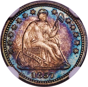 image for: 1857 H10C PR64 NGC....
