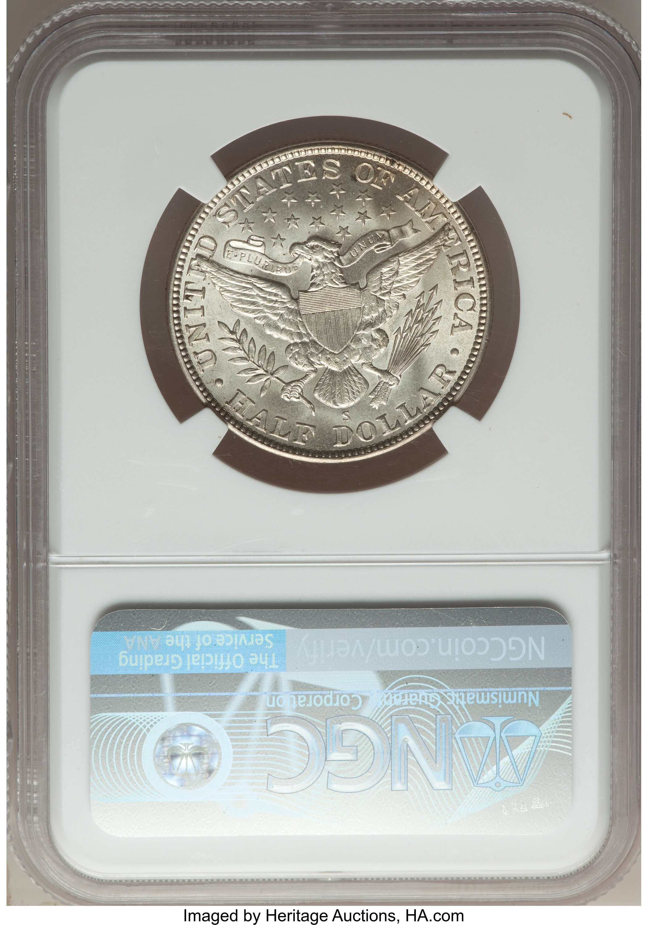 1913-S 50c MS61 thumbnail 2