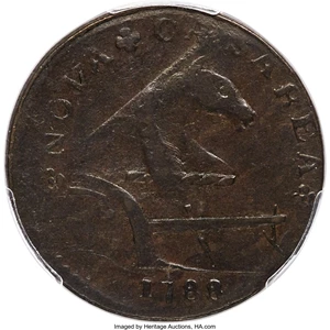 image for: 1788 New Jersey Copper, Running Fox, XF45 PCGS. Maris 77-dd (DS3), W-5535, R.2....