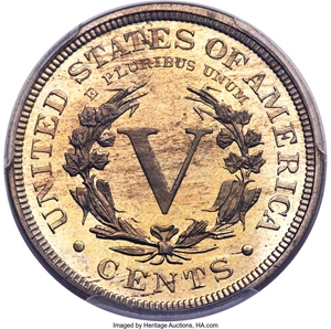 image for: 1896 5C PR67 PCGS....