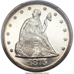 image for: 1875 20C PR64 Deep Cameo PCGS