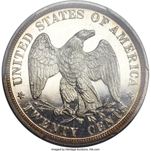 image for: 1875 20C PR64 Deep Cameo PCGS....