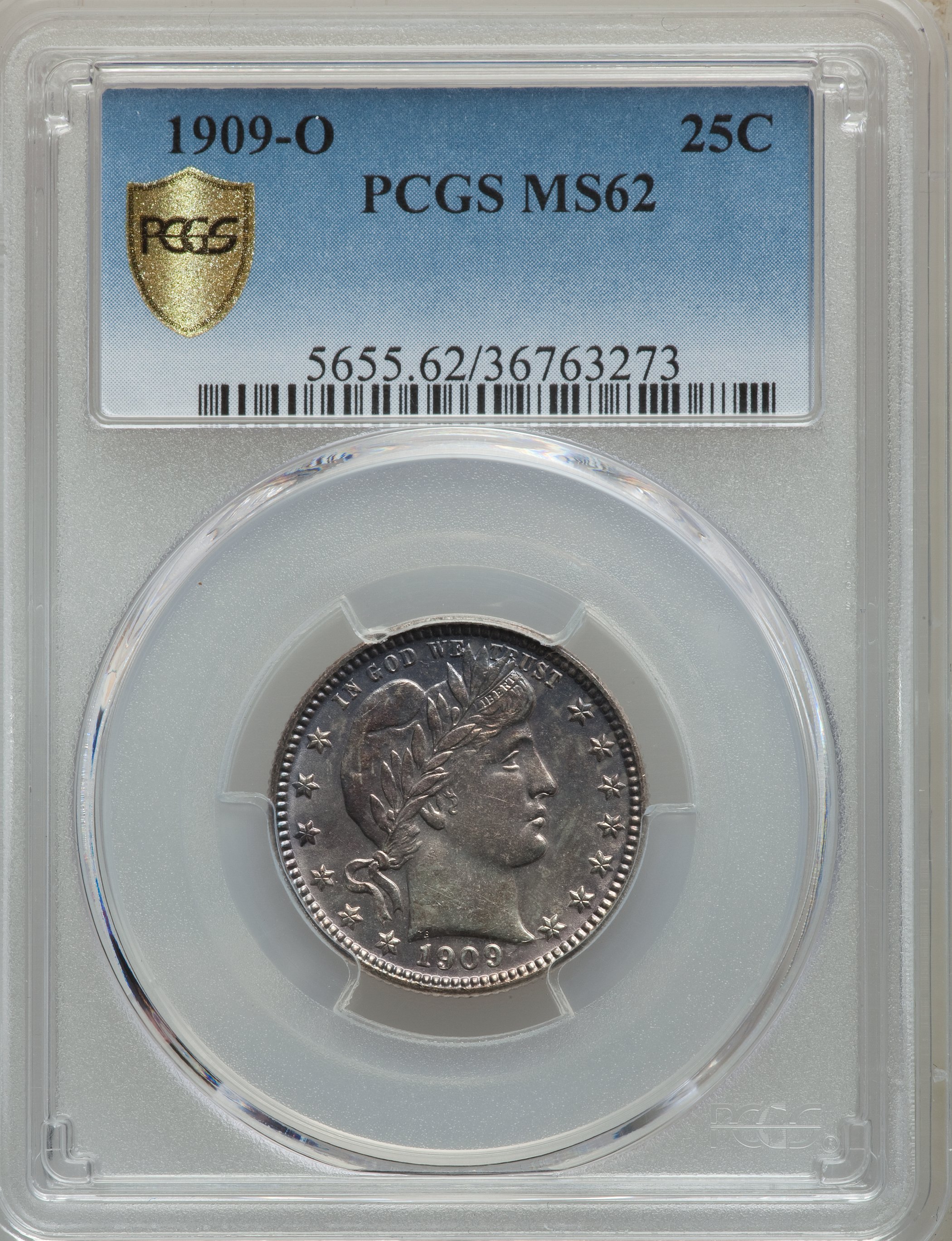 1909-O 25c MS61 thumbnail 4