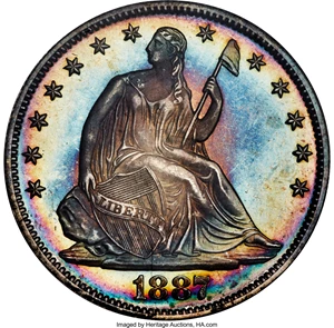 image for: 1887 50C PR64 NGC. CAC. WB-101....