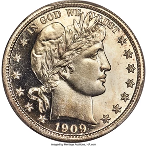 image for: 1909 50C PR67 Cameo PCGS....