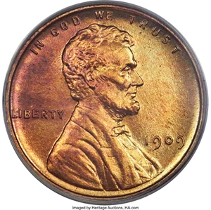 image for: 1909 1C VDB PR64 Red PCGS....