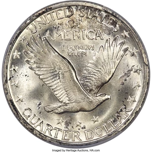 image for: 1923 25C MS67 Full Head PCGS....