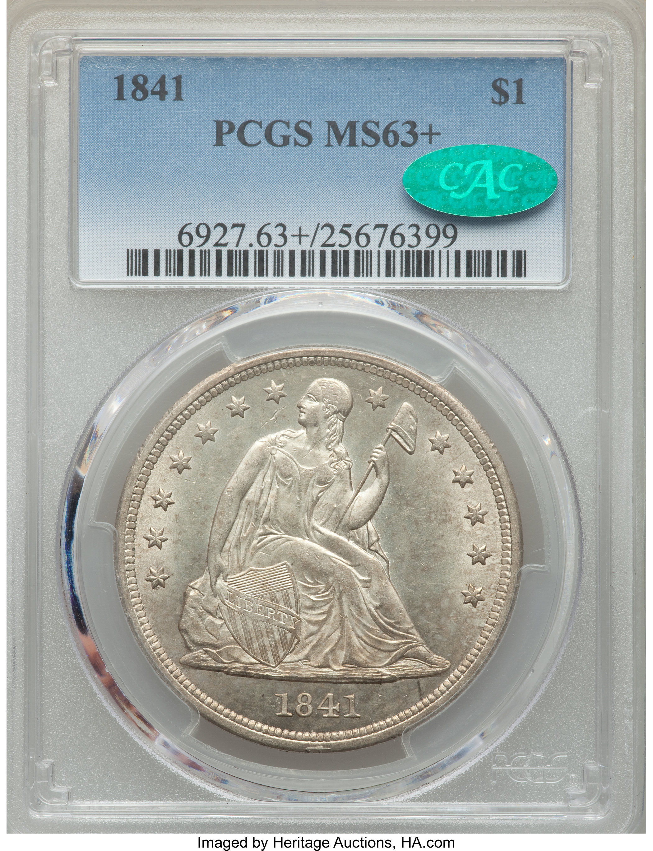 1841 $1 MS60 thumbnail 16