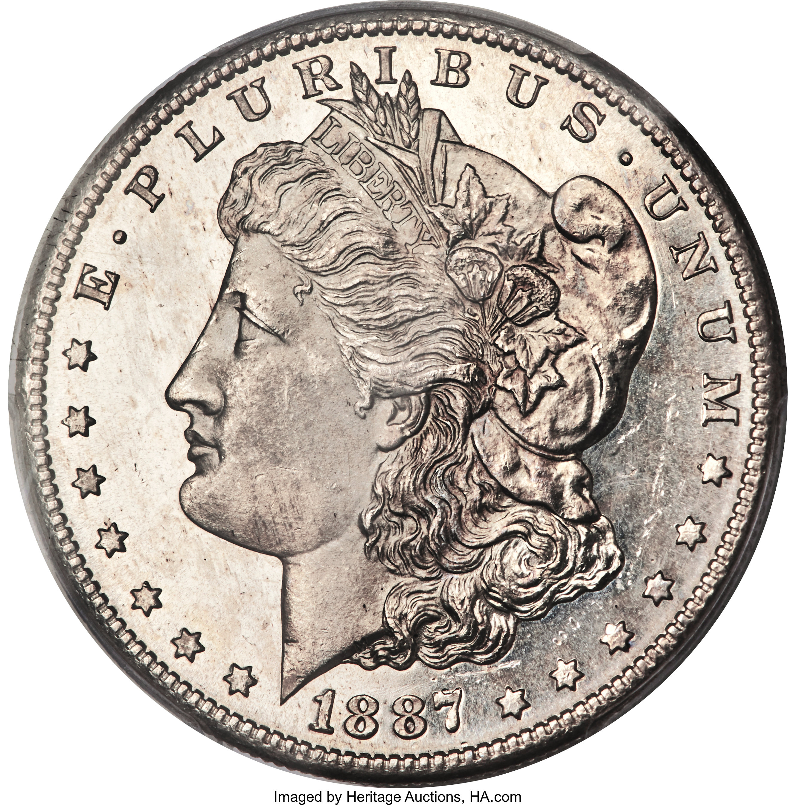 image for: 1887-S $1 MS64 Deep Mirror Prooflike PCGS. CAC....