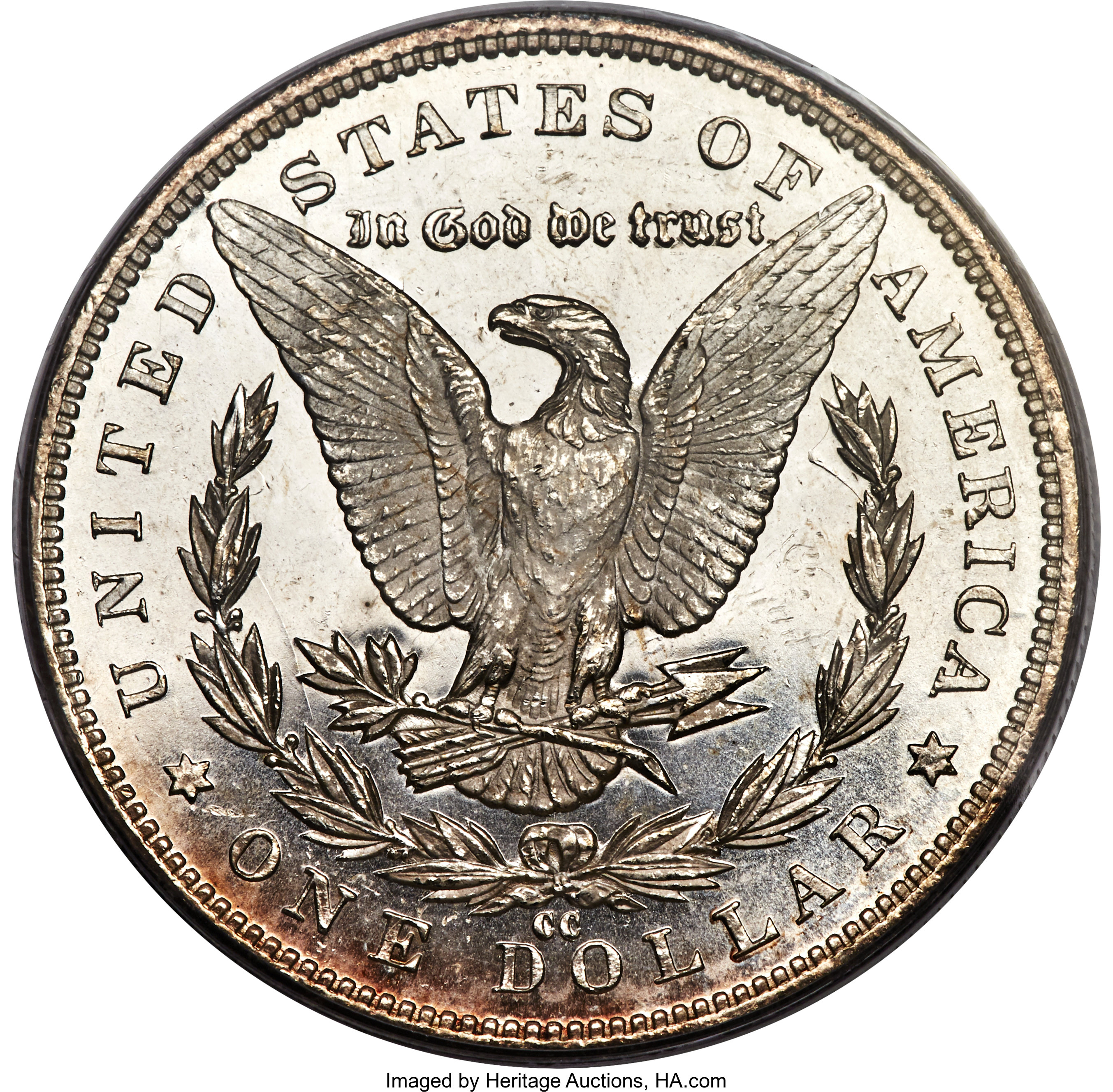 image for: 1892-CC $1 MS63 Deep Mirror Prooflike PCGS. CAC....
