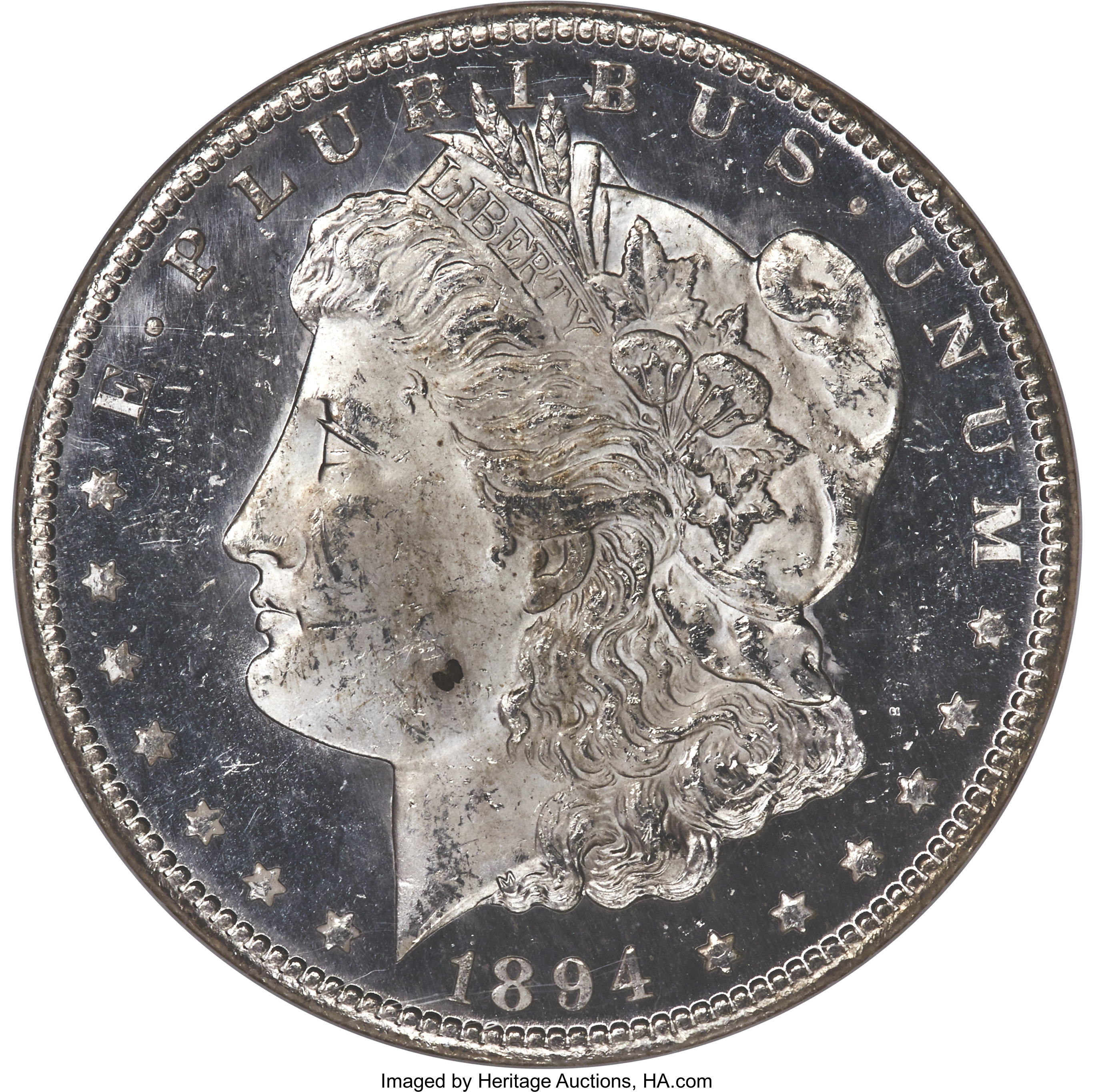 image for: 1894-S $1 MS64 Prooflike NGC....