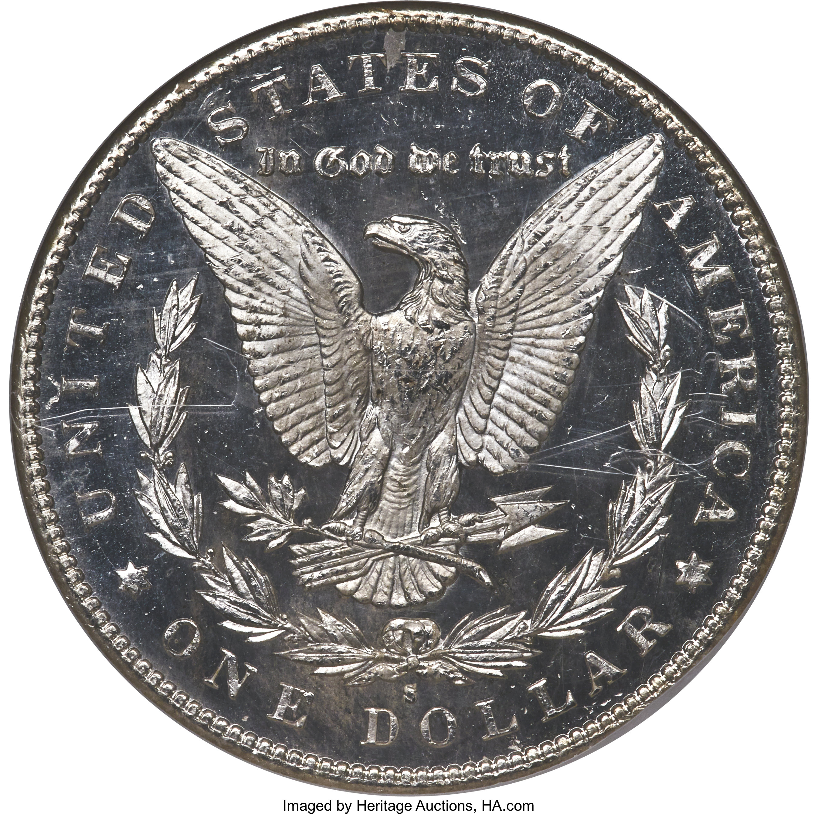 image for: 1894-S $1 MS64 Prooflike NGC....