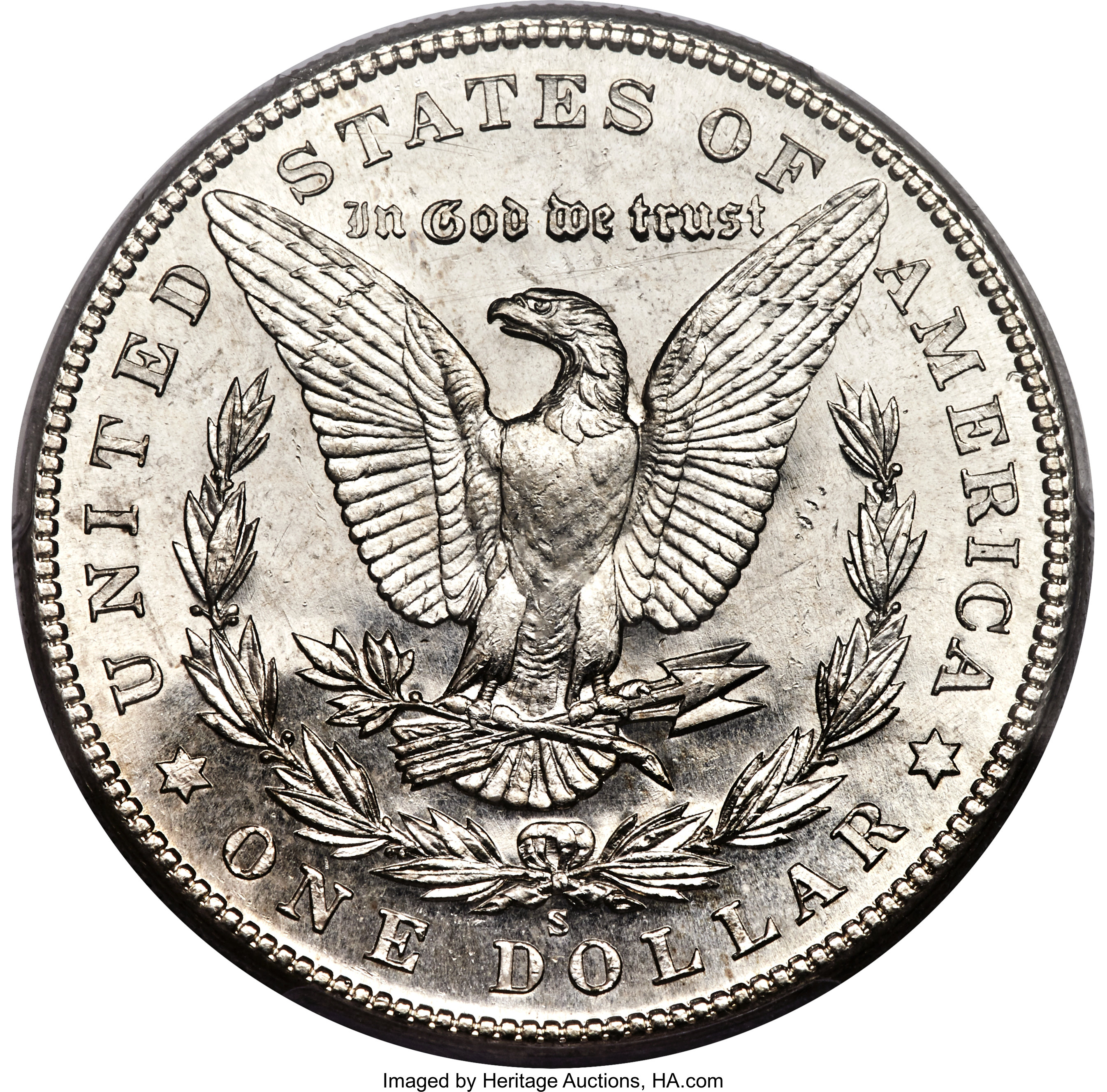 image for: 1904-S $1 MS64 Prooflike PCGS. CAC....