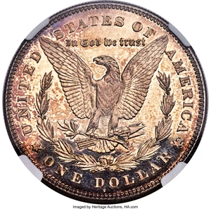 image for: 1878 7TF $1 Reverse of 1878 PR64 Cameo NGC....