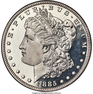 image for: 1885 $1 PR64 NGC....
