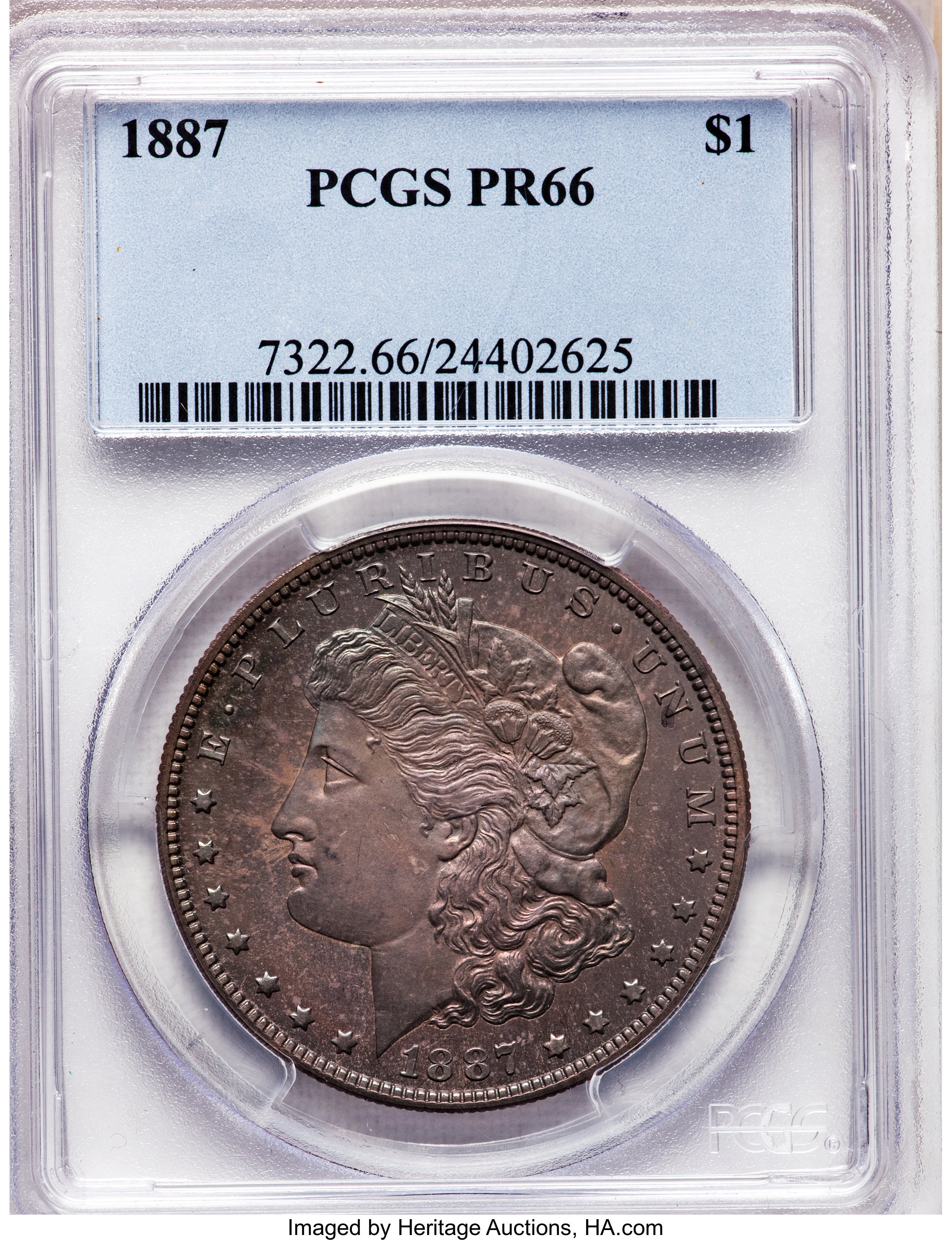 1887 $1 PR66 thumbnail 6