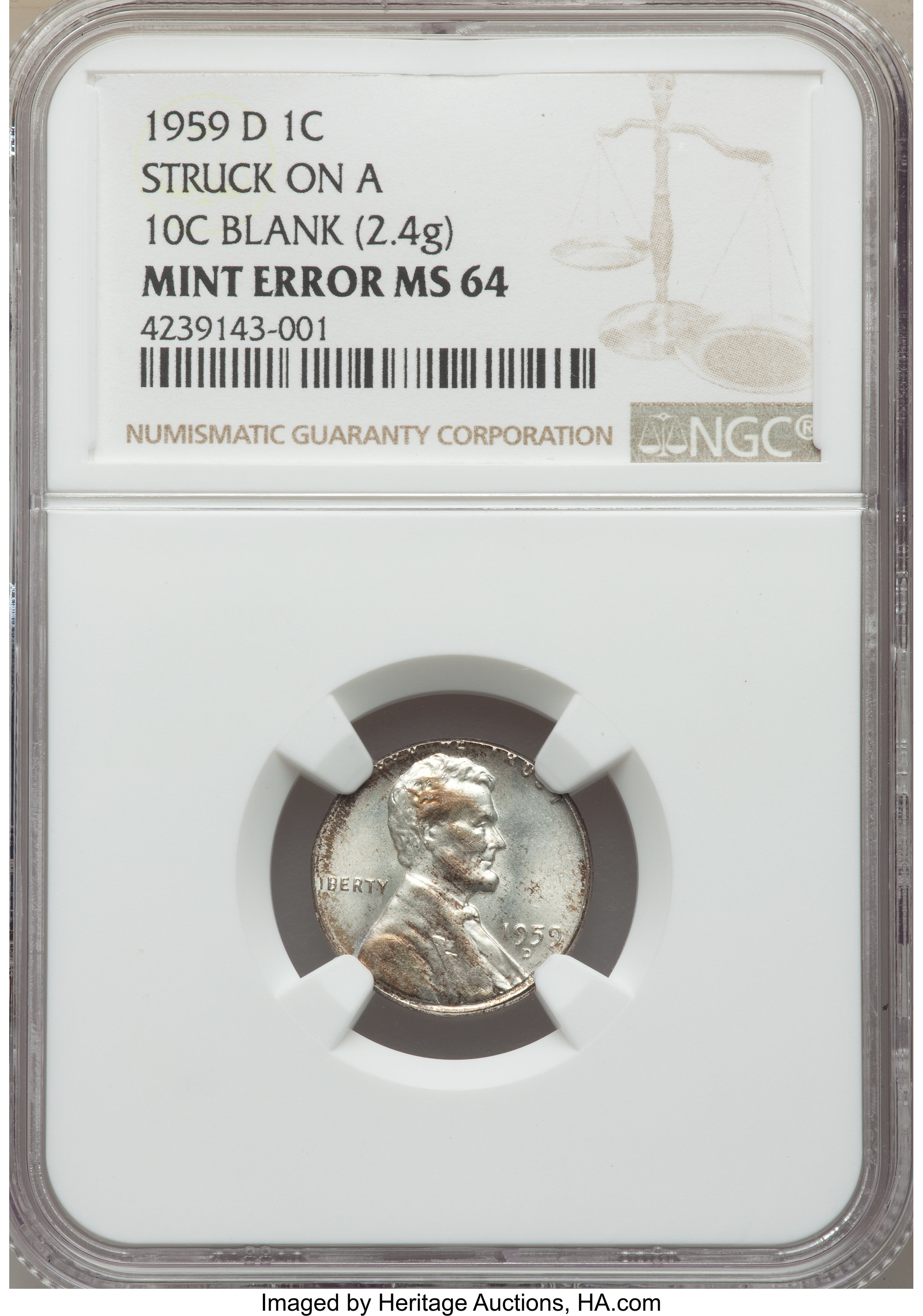 1959-D 1c MS RD MS64 RD thumbnail 11