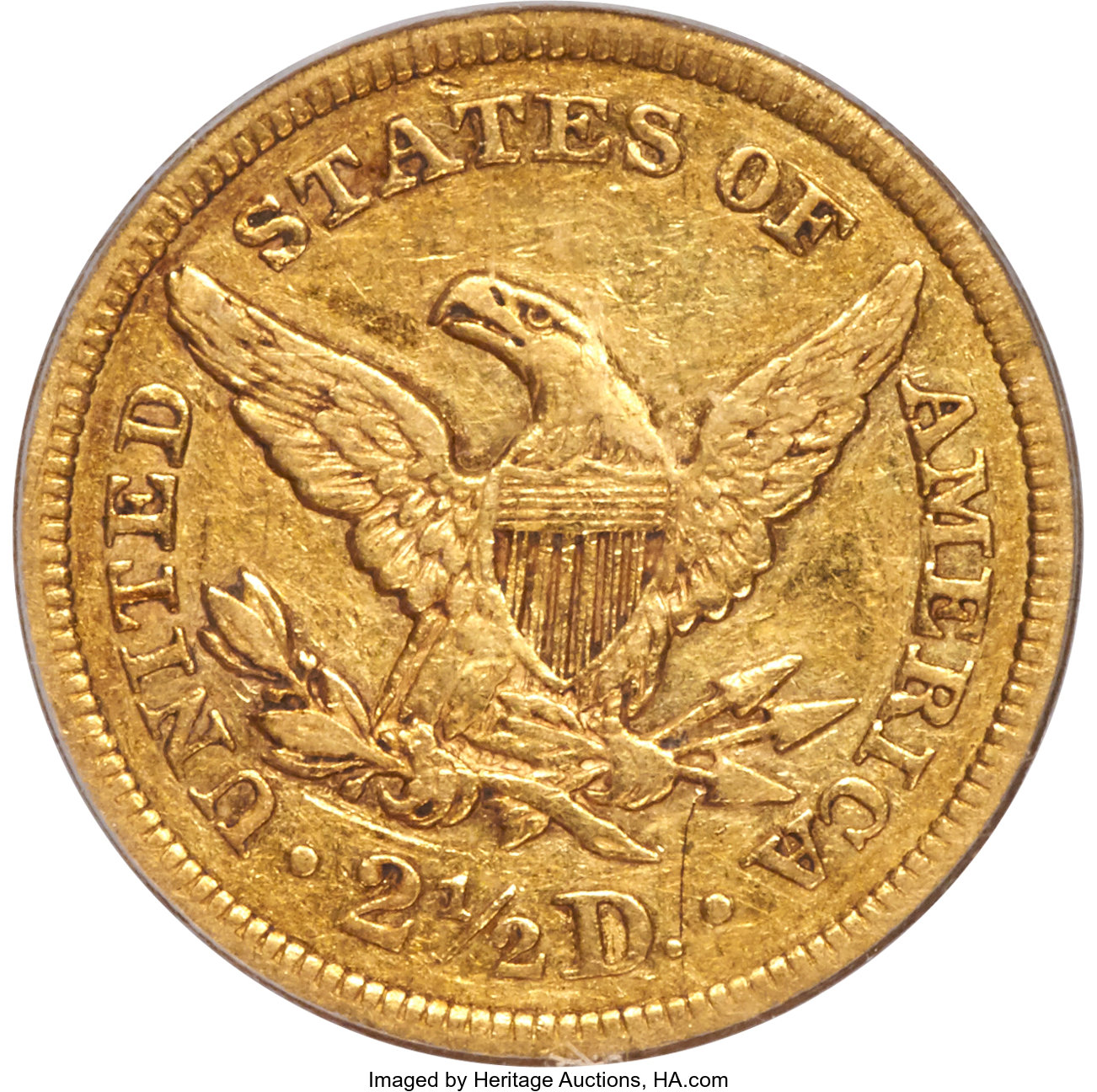 image for: 1842 $2 1/2 XF45 PCGS....