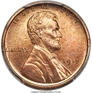 image for: 1915 1C PR65 Red PCGS....