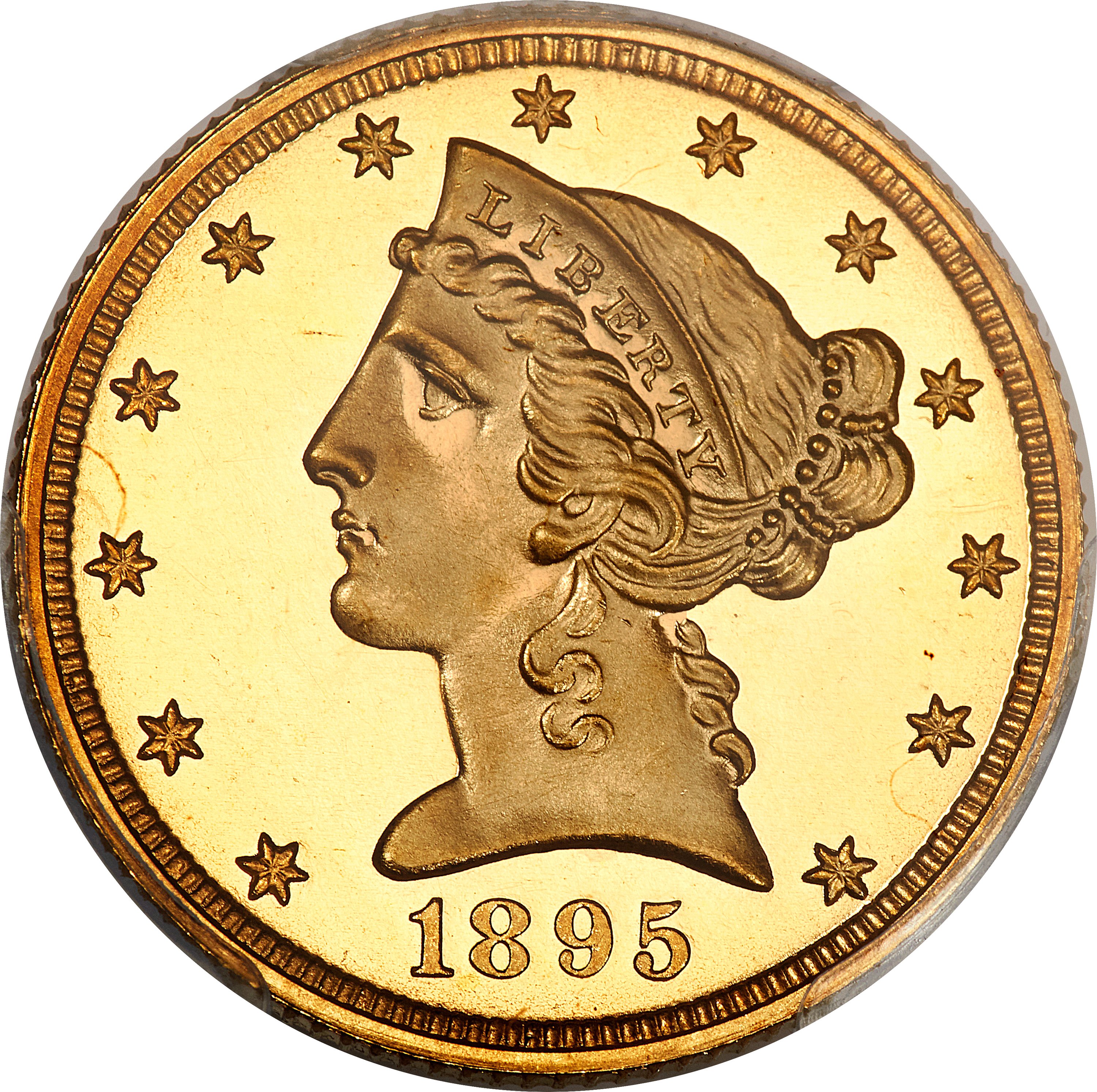 image for: 1895 $5 PR64+ Cameo PCGS. CAC....