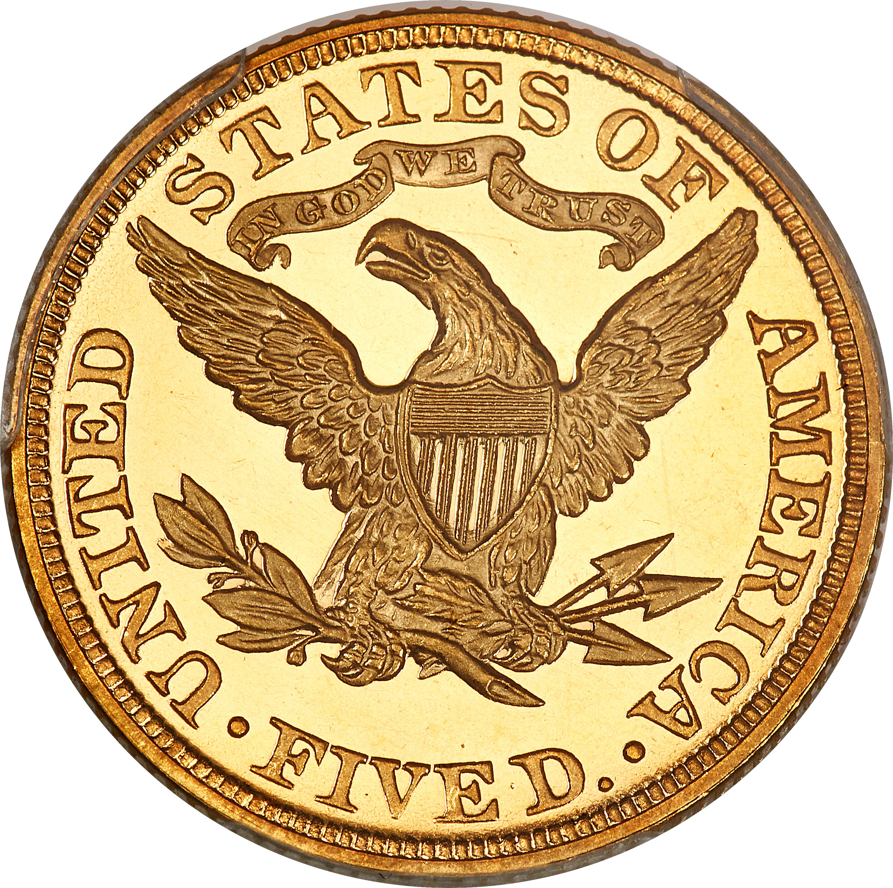 image for: 1895 $5 PR64+ Cameo PCGS. CAC....