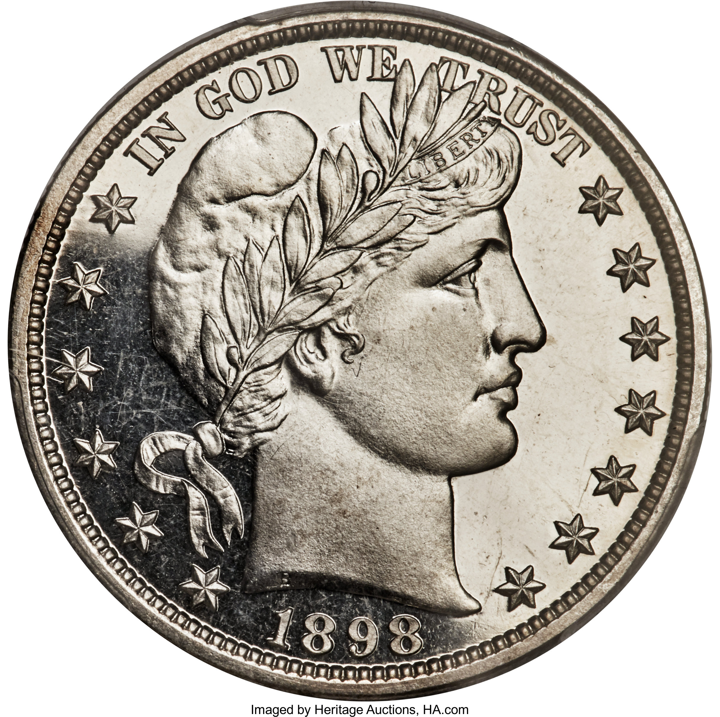 image for: 1898 50C PR65 Cameo PCGS. CAC....