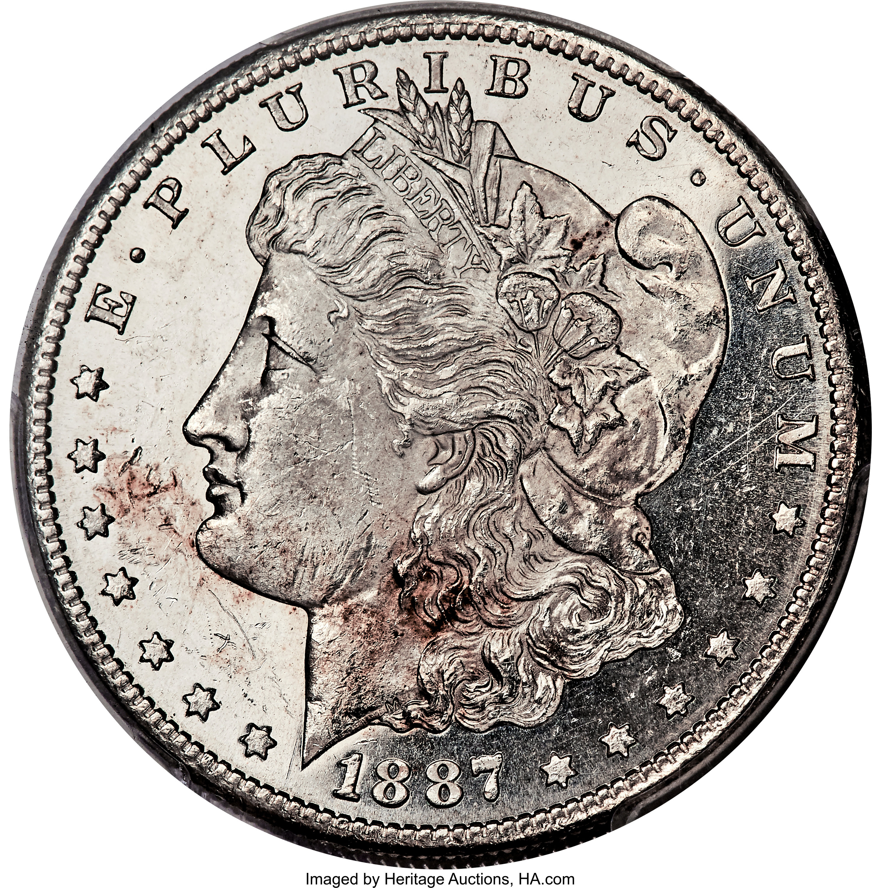 image for: 1887-S $1 MS63 Deep Mirror Prooflike PCGS....