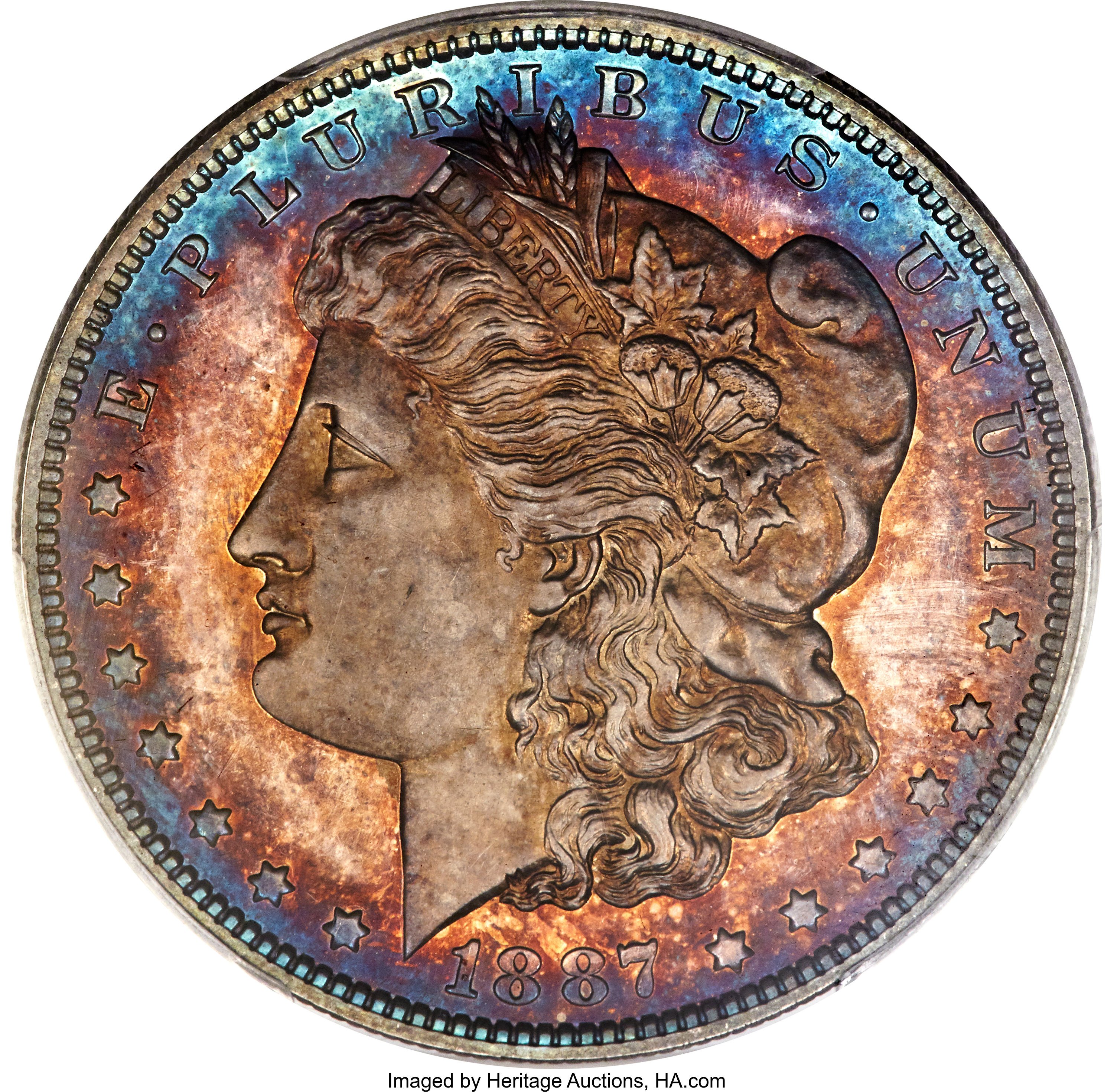 image for: 1887 $1 PR64 PCGS. CAC....