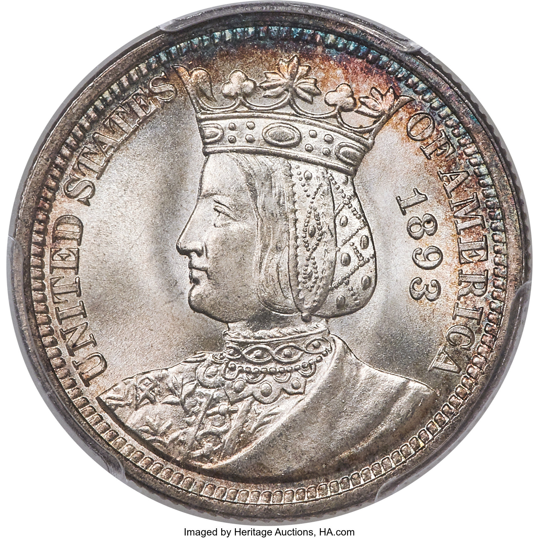 1893 Silver Commemoratives Isabella Coin Pricing Guide | The Greysheet