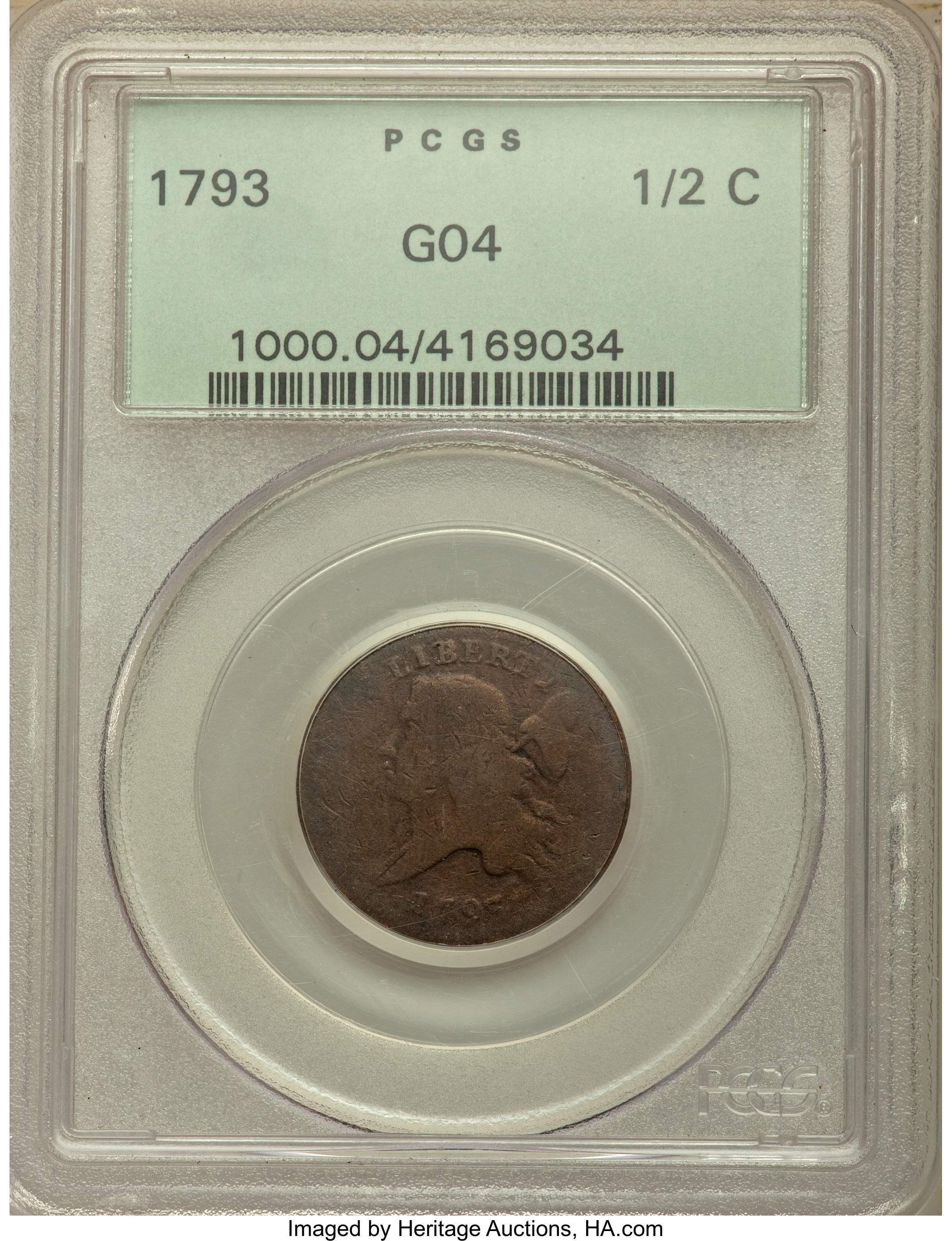 1793 1/2c C-4 MS BN AG2 BN thumbnail 5