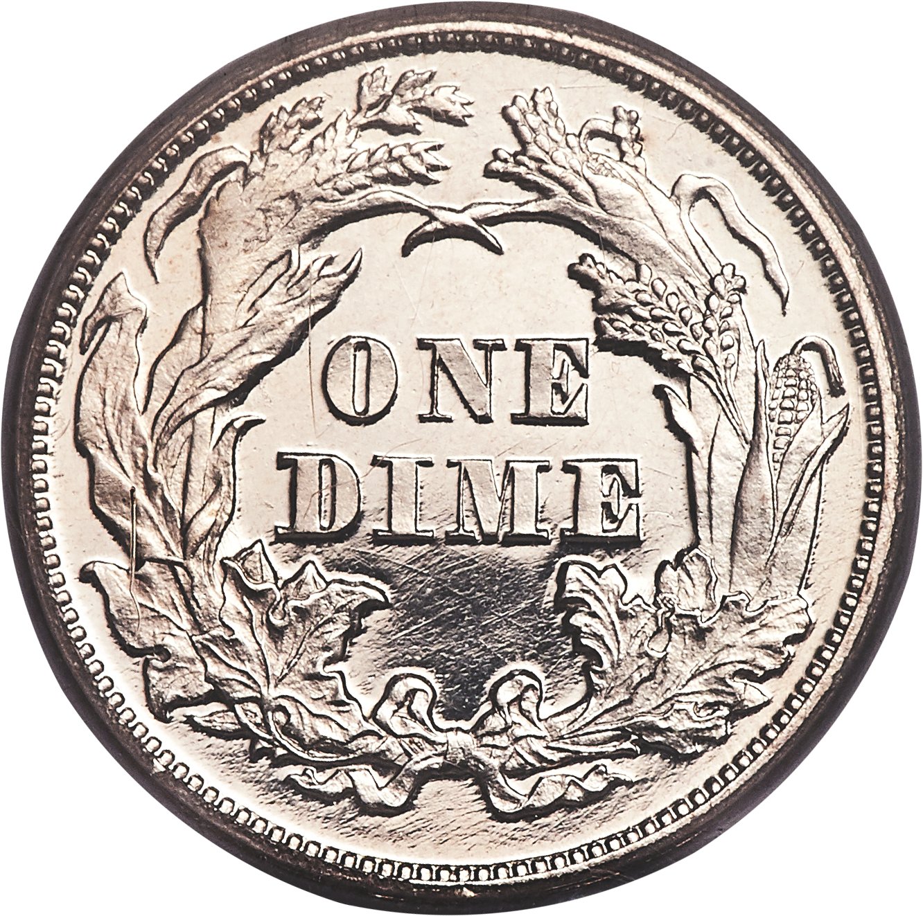 image for: 1869 10C PR66 Cameo PCGS. CAC....